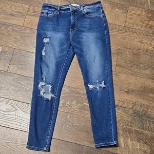 KanCan Distressed Slim Denim Jeans